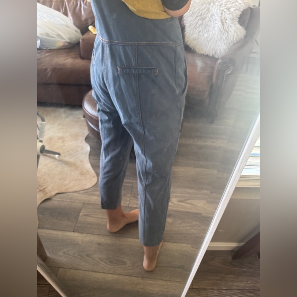 Handmade Casual Blue Denim Overalls one of a kind - Picture 9 of 15